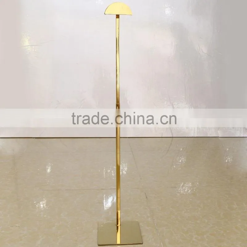 Gold metal bag rack for display/ luxury bag hanging stand