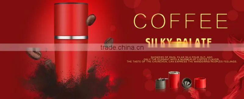 creative best selling portable coffee maker with logo printing portable espresso coffee maker