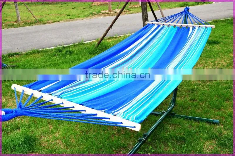 fashion colorful single person canvas hanging bed