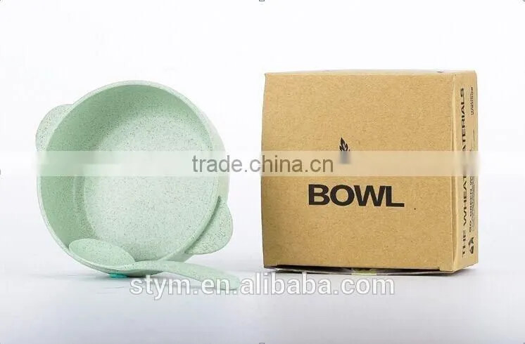 Wheat Straw healthy baby feeding bowl set