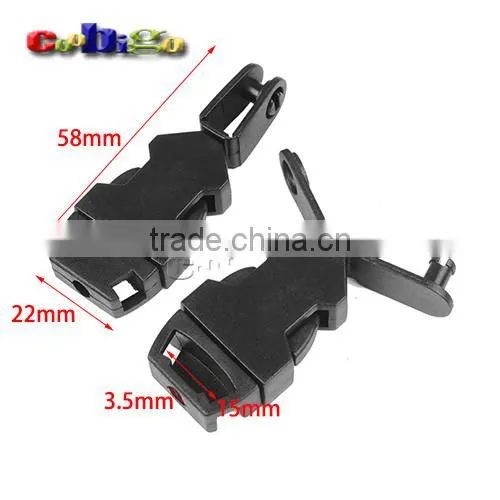 5/8" Plastic Detach Swivel Buckle for Business Job ID Card Badge Holder & Lanyard #FLC432-15B