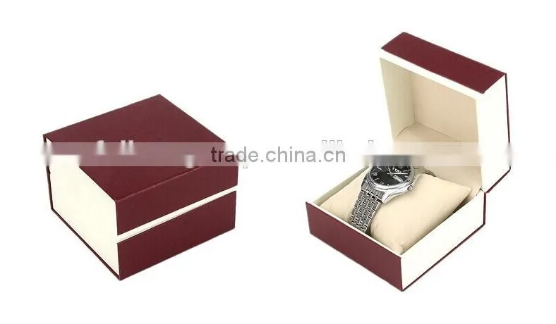 PU leather handmade luxury watch storage box