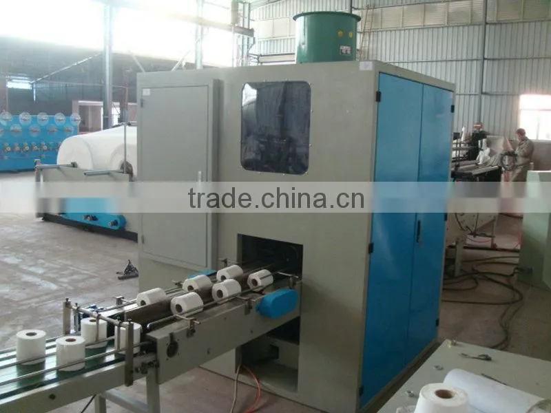 XY-AI-280 High Speed Full Automatic Small Toilet Paper Roll Cutting Machine