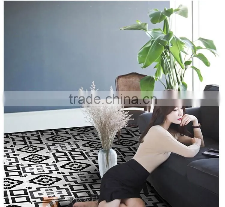 200*200mm black color moroccan ceramic floor tile Hot sale cheap
