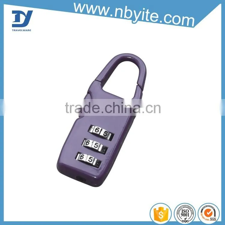 three digit plastic lock resettable plastic lock and key toy cabinet lock