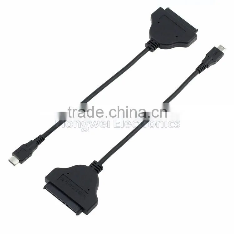 Real SATA 3.0 Cypress / ASMedia USB 3.1 Chips Type C to SATA 22pin adapter