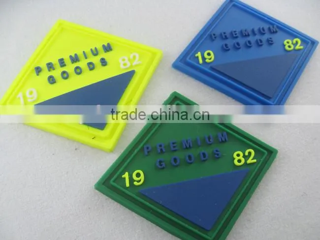embossed pvc patch