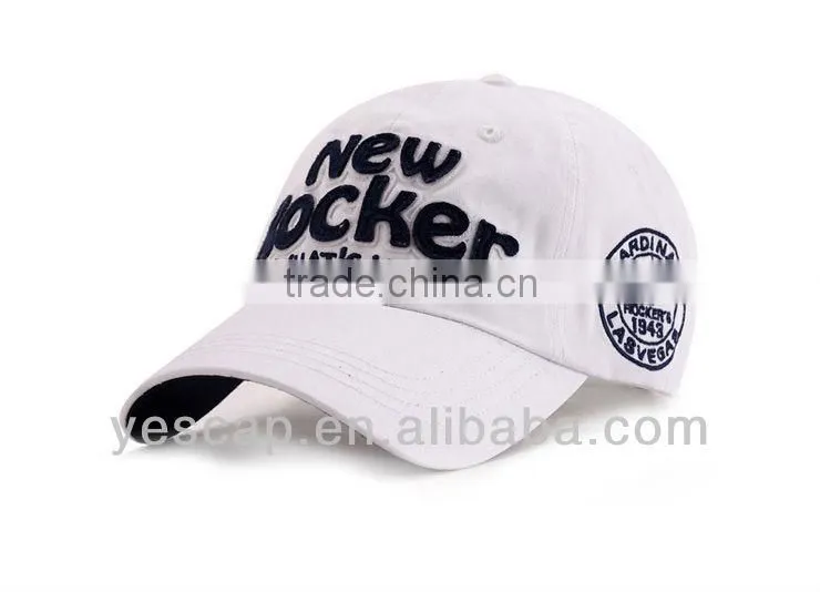 Wash cloth hot sale 100% cotton custom embroidery sport cap with applique logo
