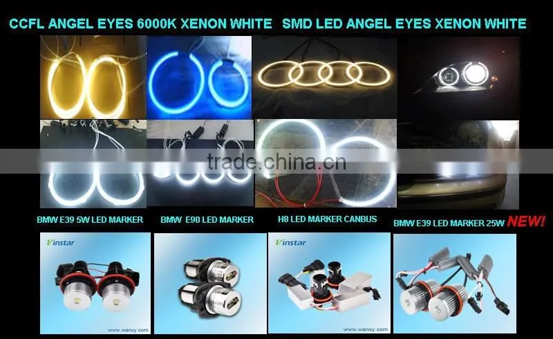Good quality super bright ccfl angel eyes for INFINITI FX35/G35,alibaba headlight for N-issan