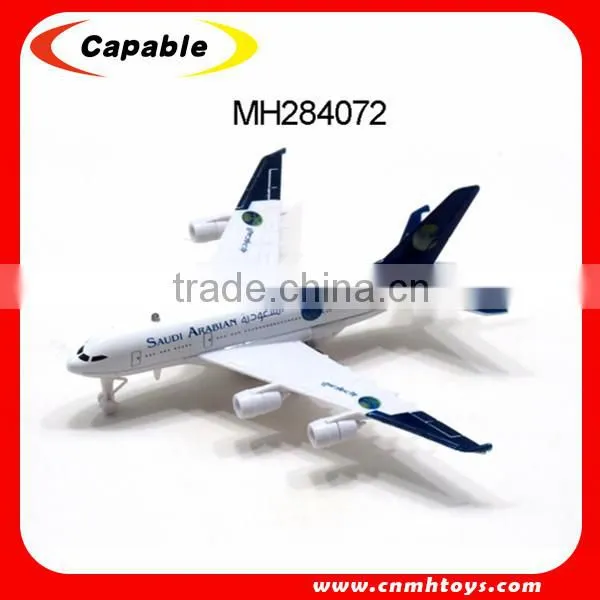 Pull back diecast model plane made in China