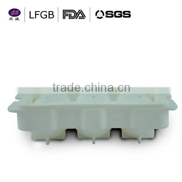 High quality fashionable professional egg shape Silicone Ice cube Tray