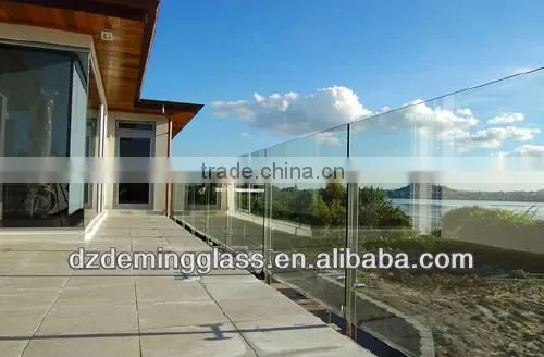 12mm Good Heat Stability Clear Tempered Glass