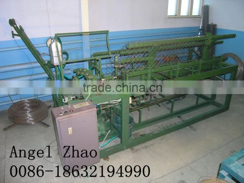 save energy/high quality FT-D2000 full automatic chain link fence machine/ diamond mesh making machine