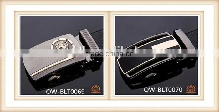 Black Leather Belt Pure Leather 100% Genuine Leather
