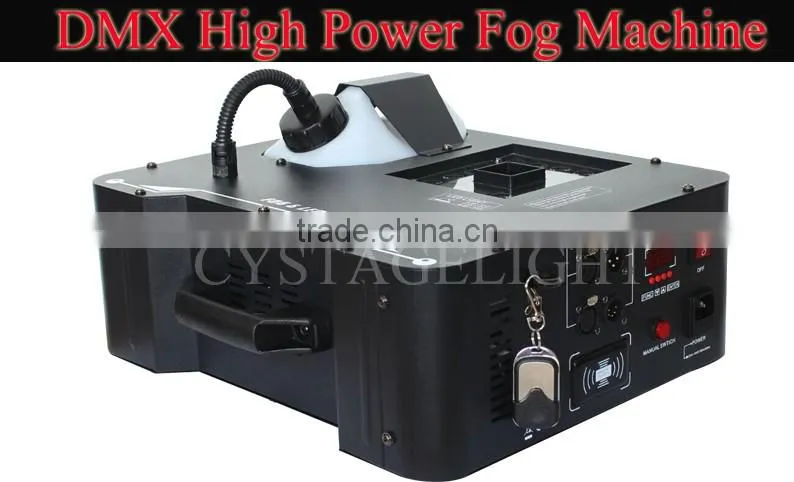 1500W Vertical Colorful Fog Machie Pump 21x3W LED RGB Smoke Machine