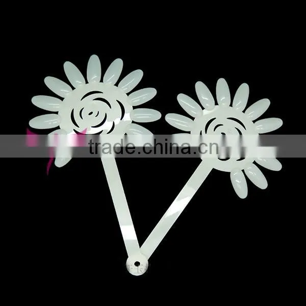Sun flower plastic wheel palette nail tips nail polish color chart