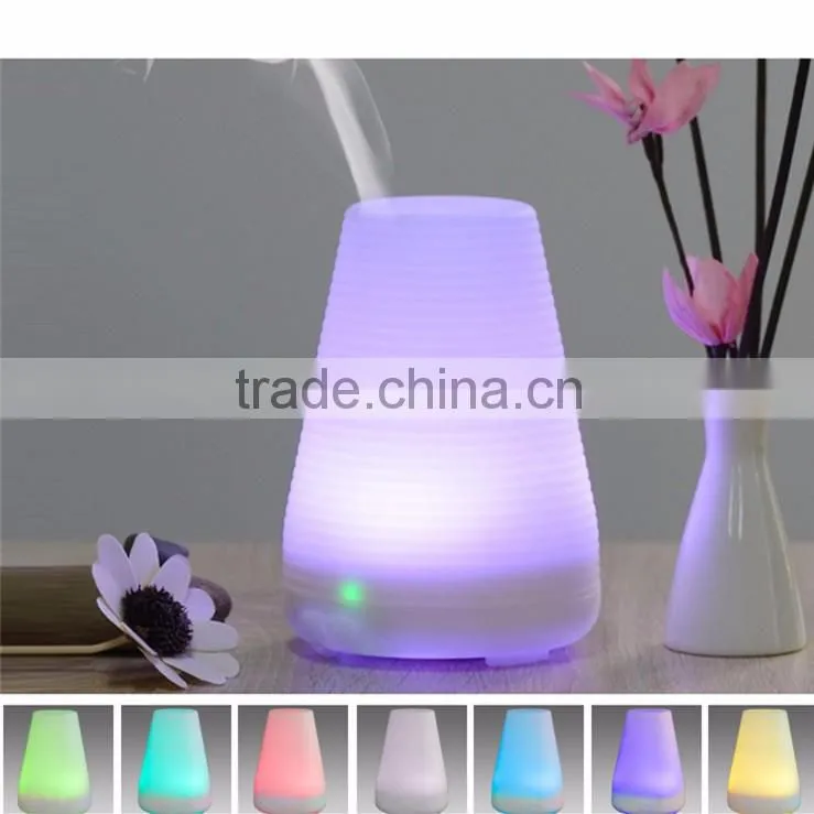 Pure White Ultrasonic Aroma Diffuser 100 ML Colorful Light Atomizer Air Humidifier