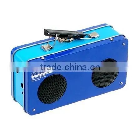 Fashion style Custom Music Tin Box with handle and lock