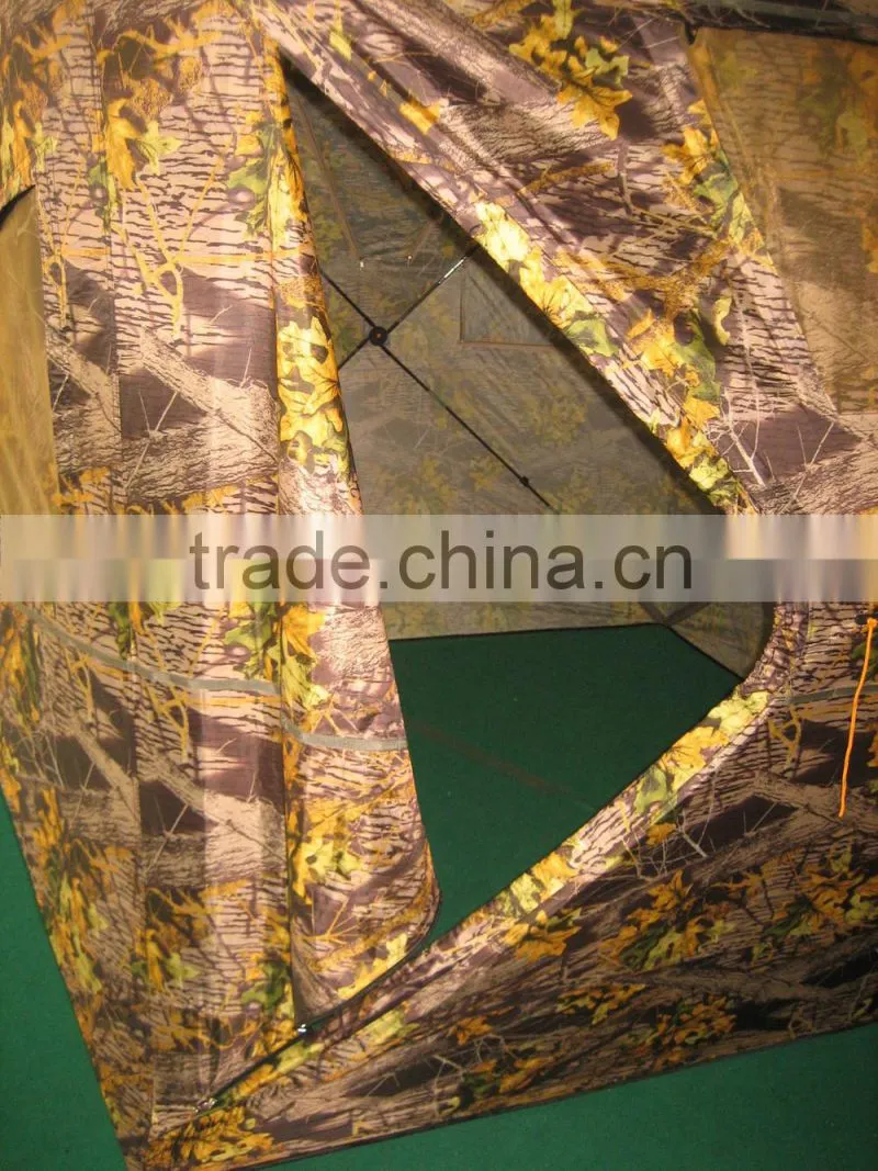 Camouflage duck hunting blind tent