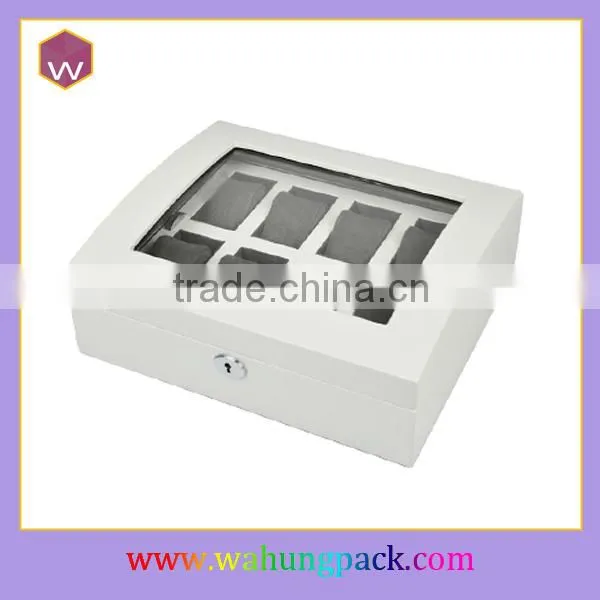 Unfinished Wood Watch Box Small & Travel Automatic Watch Box Case Design