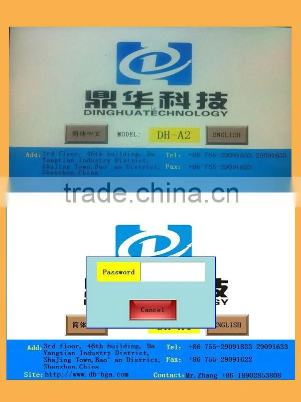 DH-A2 Low cost high quality laser bga repair machine for cell phone motherboard/bga Chip repair machine