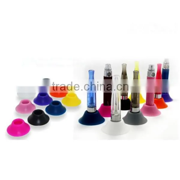 wholesale electronic cigarette silicone sucker base base for ego , e cigarette silicone holder