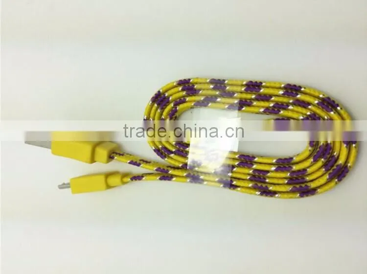 2016 new model nylon braided usb cable