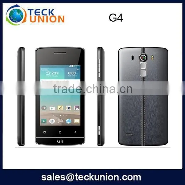 G4 4.0inch touch unbrand mobile phone dual sim pda phone with bluetooth