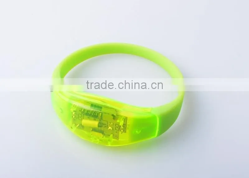 2016 Blue LED Flashing Neon Bracelet,led bracelet