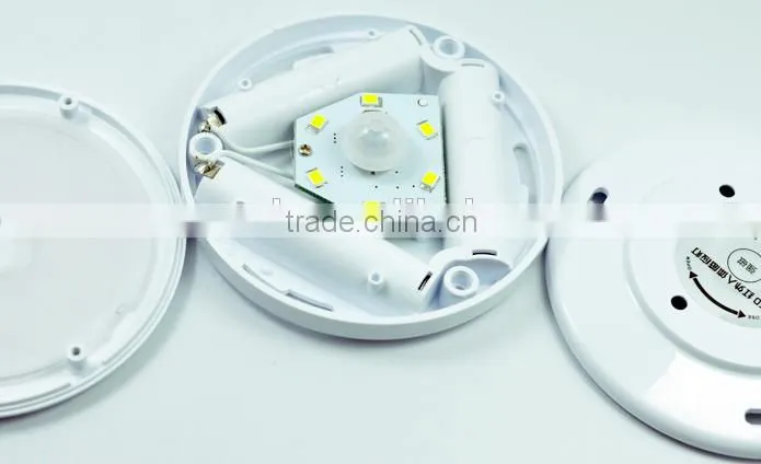 LED light source and white color motion sensor active night light