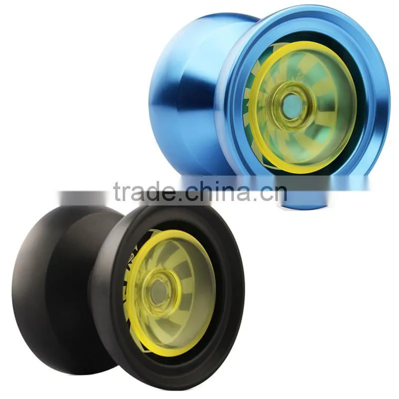 YJ Patent Design Aluminum Finger Spins YOYO With Hubstack PK Yoyo Factory