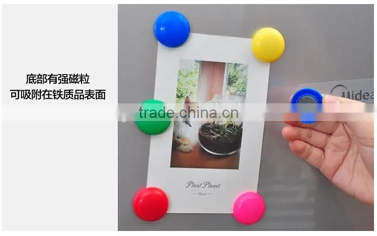 D40/30/20MM Top quality Colorful fridge magnet/whiteboard Magnetic Button