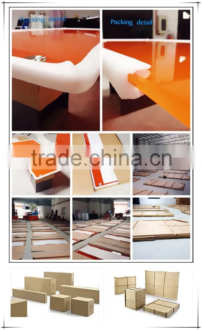 PT-C0407 office workstation for 4 people with 12mm tempered glass partition glass top with 3-drawer cabinet