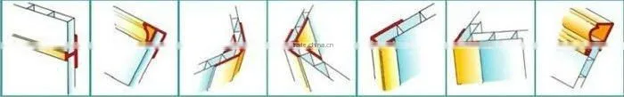 wooden color pvc ceiling board ( grooved )