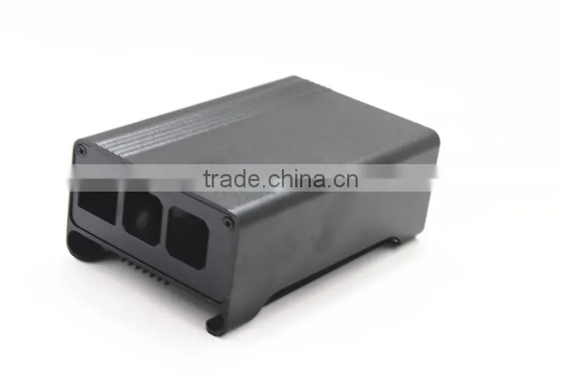 Hot sale Raspberry pi 3/Raspberry Pi 2 / 2B Raspberry Pi B + Alu-case metal aluminum case D606