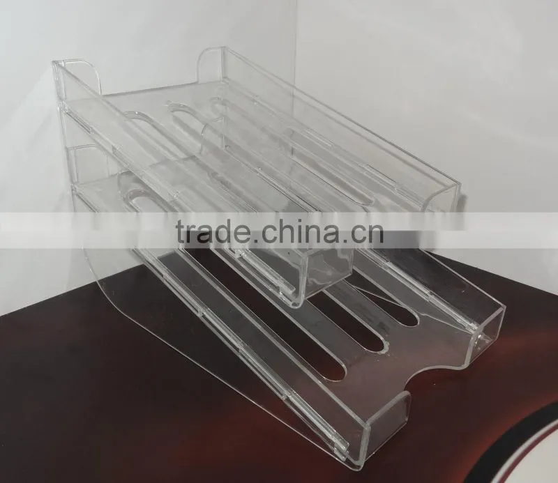 2-layer plastic storage rack / plastic shelf