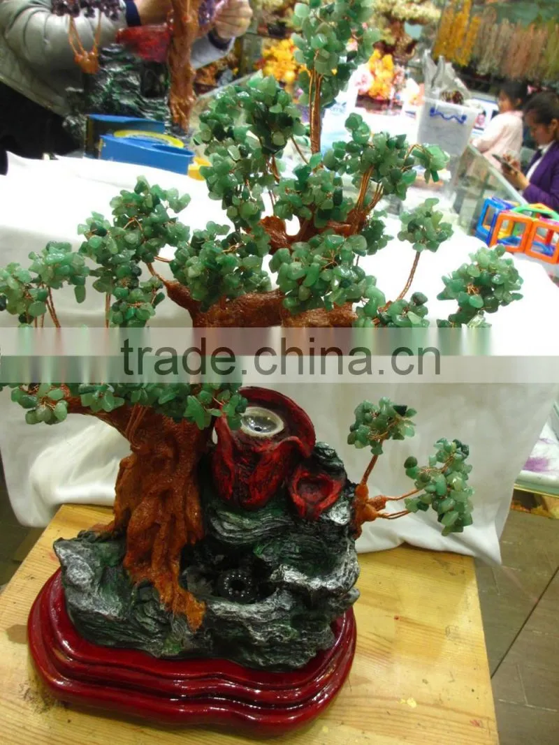 beautiful natural rock aventurine crystal trees
