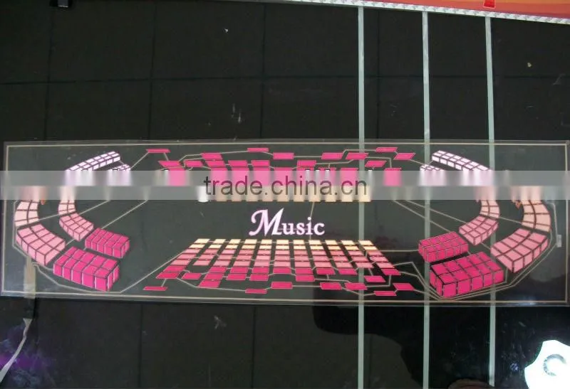 High quality Genuine Equalizer Sound Active flashing EL car Sticker 90*25 Size