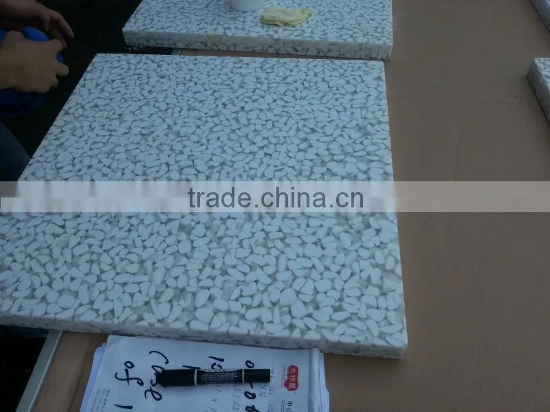 Latest Pebble Transparent Resin Panels for Tables