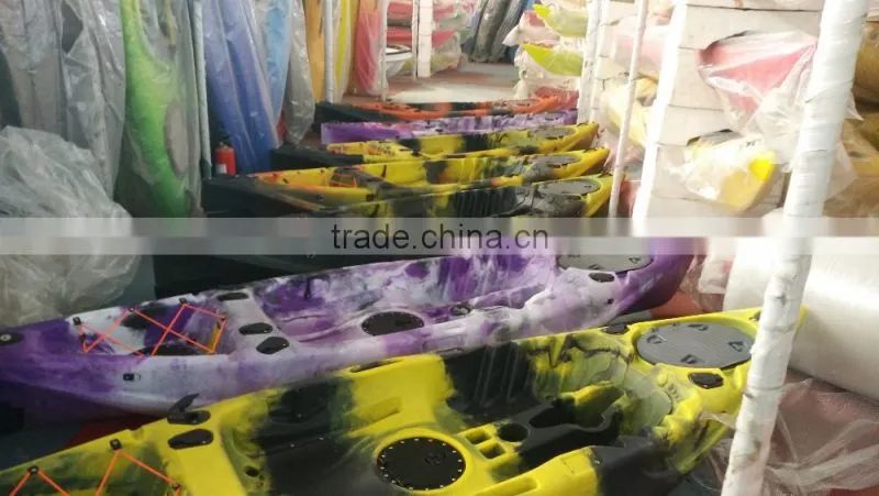 double Foot pedal kayak for sale ,LLDPE kayak .new products,sports kayak ,pedal boat ,fun kayak