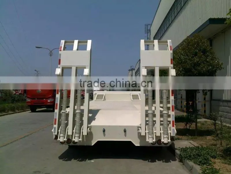 3 axles gooseneck low bed semi trailer / the cheapest low bed semi trailers