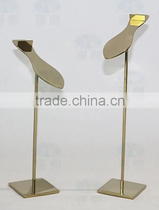 metal table display for shoe