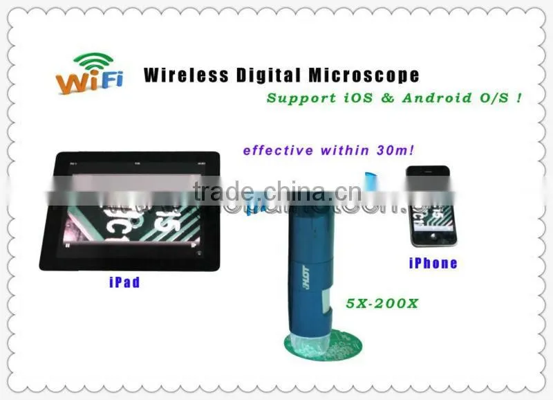 A better option than USB digital microscope! bring it anywhere with your mobile device