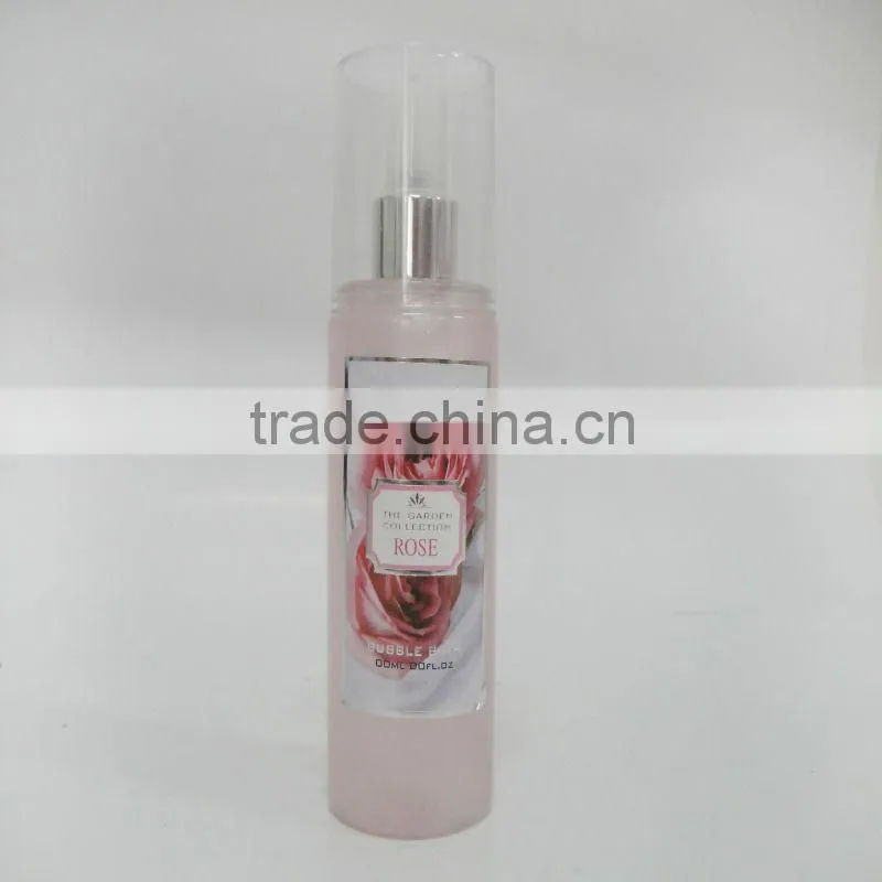 ladies body spray with rose fragrance