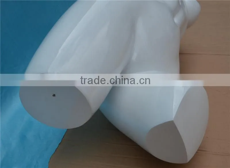 Wholesale custom fiberglass glossy body parts torso mannequin