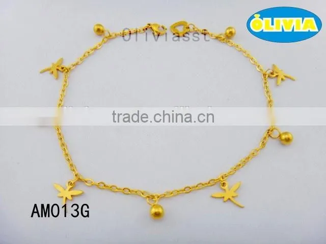 Olivia Jewelry Top Trend Women Accessories Gold Design Women Anklets