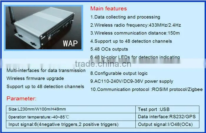 Hole Mounted Wireless Vehicle Detector Traffic Sensor Traffic Detection