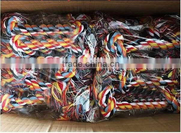 Durable unique dog playing cotton Rope Tennis Ball Toy / pet Tennis Ball rug Rope Toys