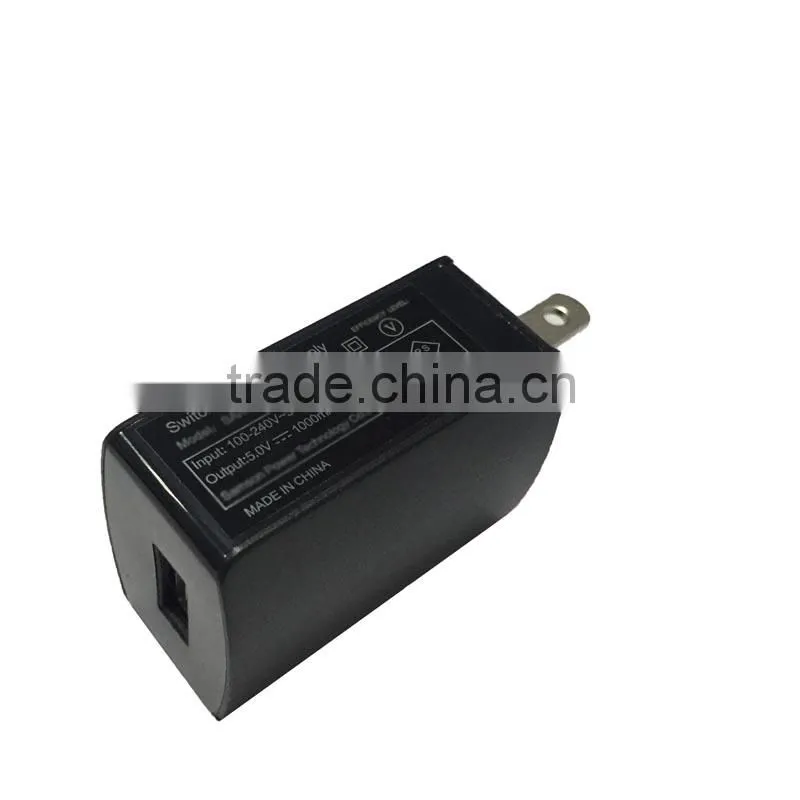 5V 1A Adapter USB with UL CE GS PSE SAA