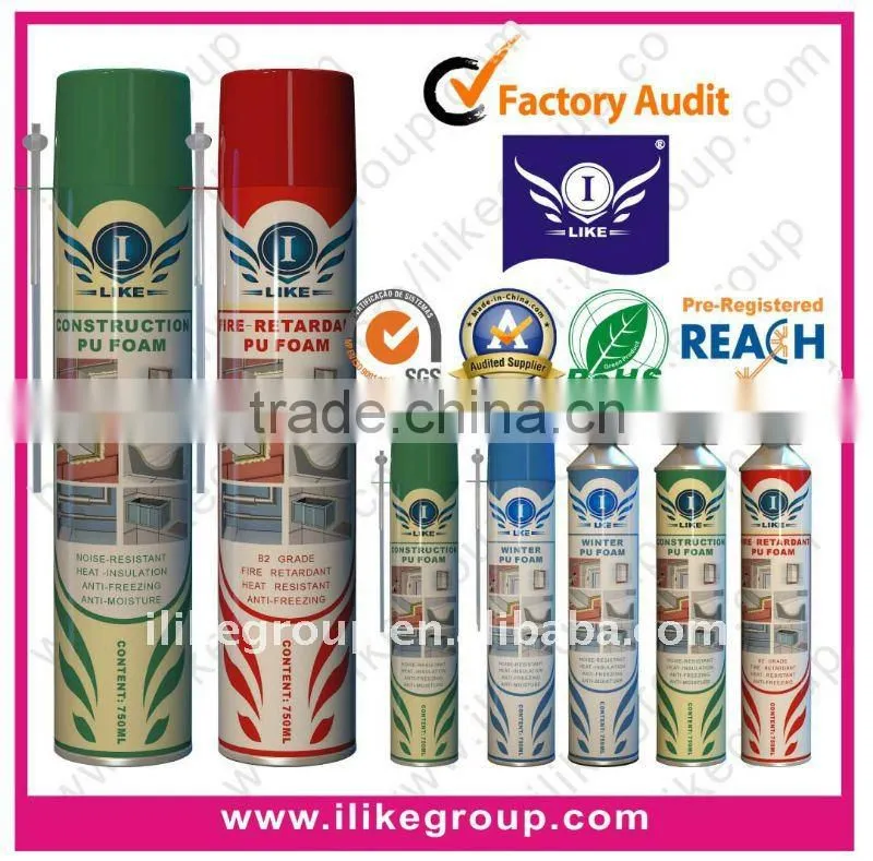 Gun Type Fire Proof PU Foam Spray